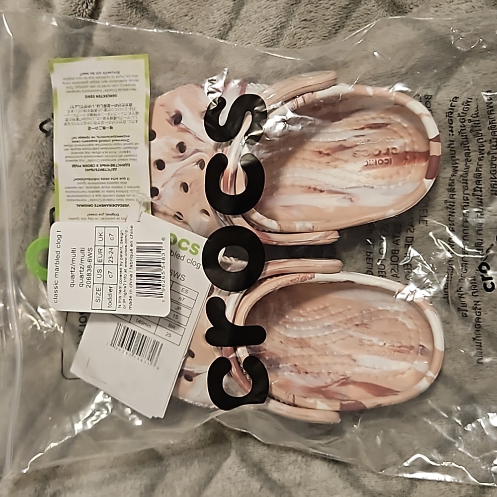Crocs Toddler Classic Marbled Clog